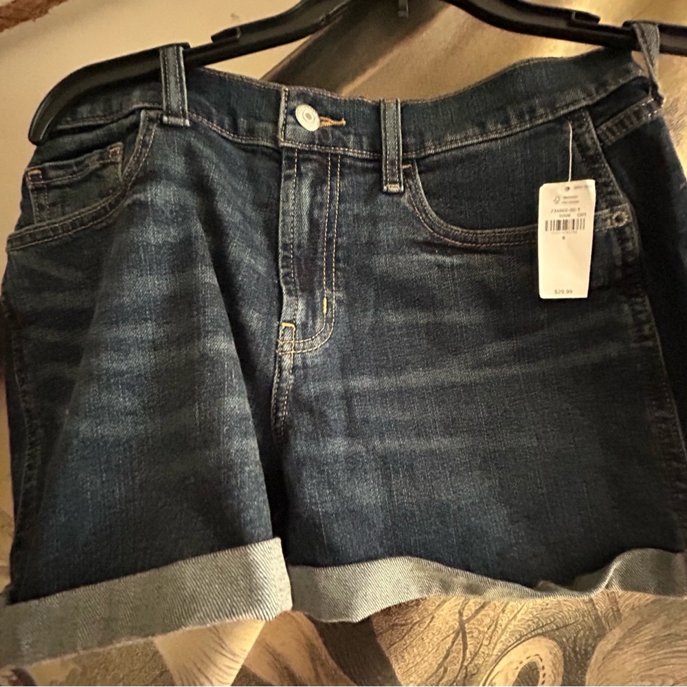 * New Old Navy Denim Jean Shorts SZ 6 *